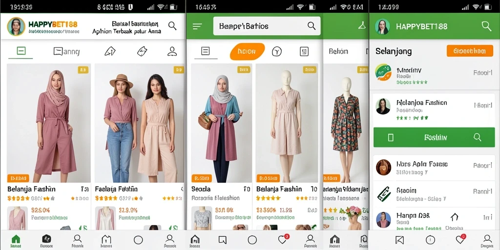 Tampilan antarmuka aplikasi <strong>HAPPYBET188</strong> yang user-friendly dan stylish.