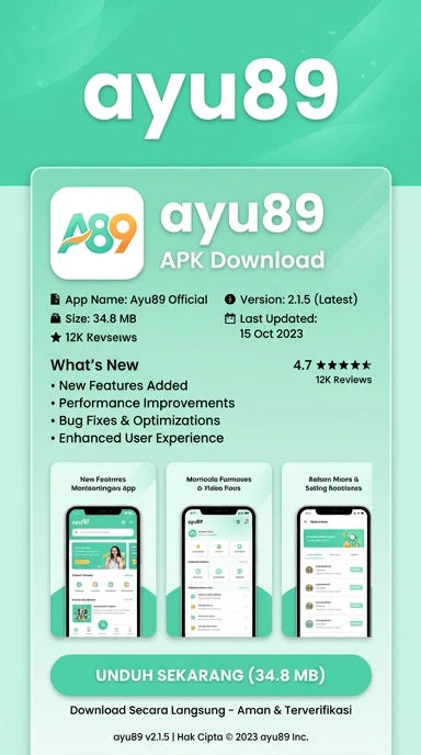 Unduh dan Instal APK ayu89 untuk Android di Indonesia