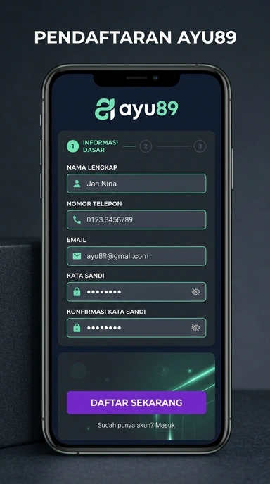 Cara Registrasi Akun Baru di ayu89 dengan Mudah