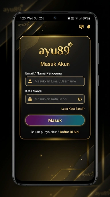 Panduan Masuk Akun Ayu89 untuk Pengguna Android